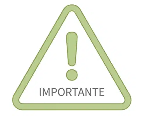 Signo de exclamación importante en un triángulo de advertencia
